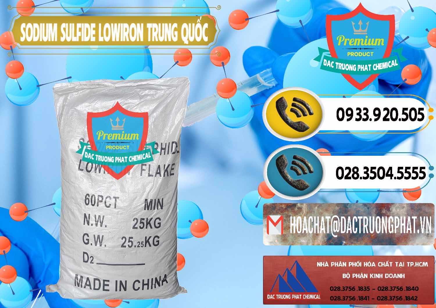 Cung ứng & bán Sodium Sulfide NA2S – Đá Thối Lowiron Trung Quốc China - 0227 - Công ty phân phối - cung ứng hóa chất tại TP.HCM - hoachatdetnhuom.vn