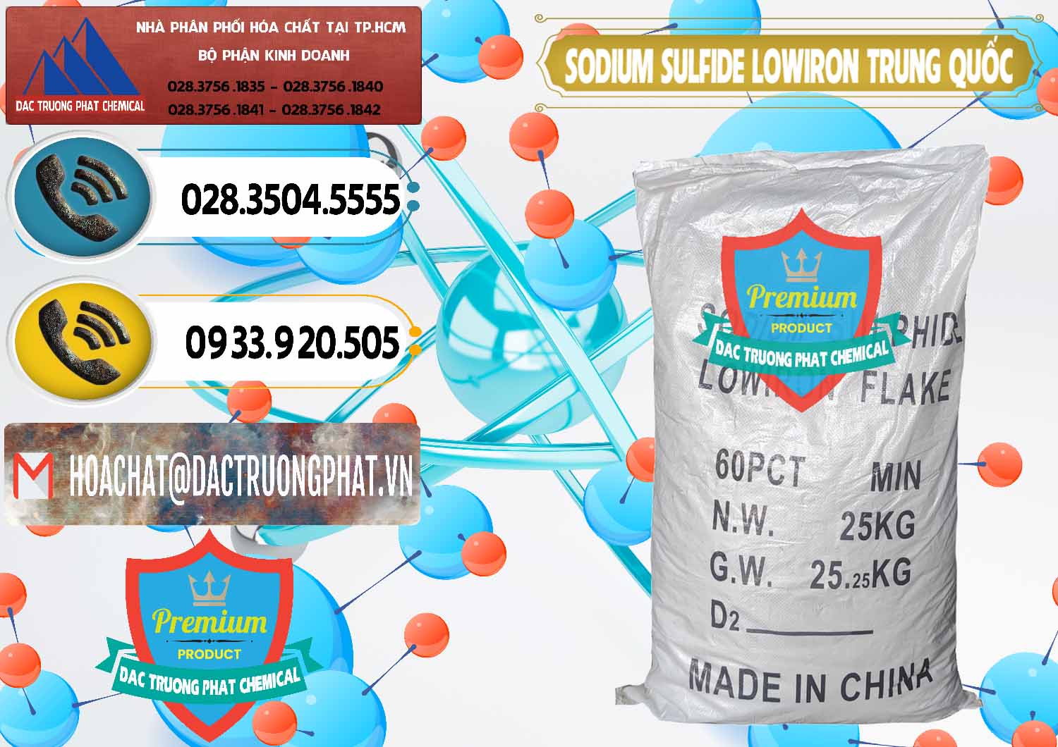 Kinh doanh - bán Sodium Sulfide NA2S – Đá Thối Lowiron Trung Quốc China - 0227 - Chuyên bán - cung cấp hóa chất tại TP.HCM - hoachatdetnhuom.vn