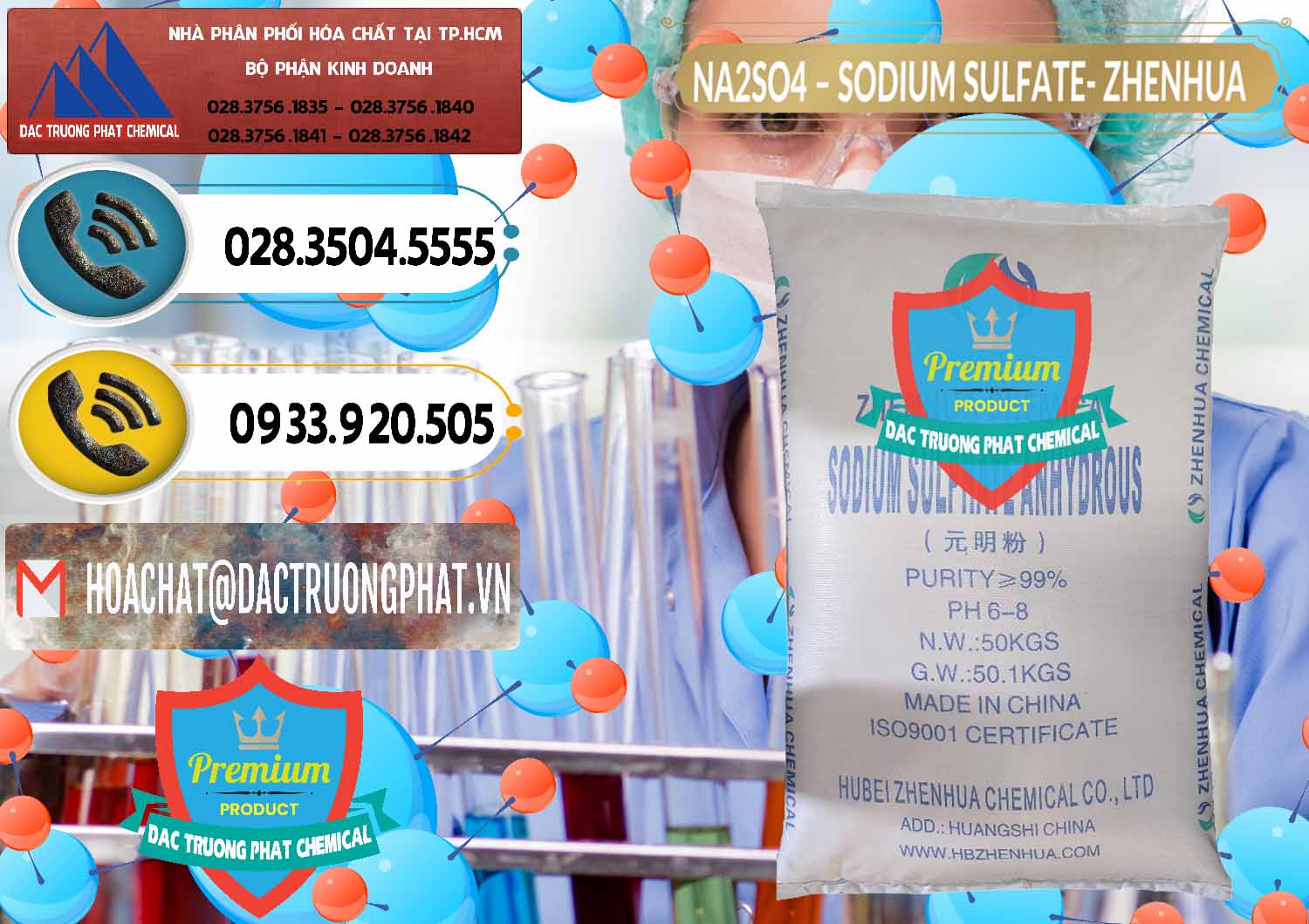 Công ty bán / phân phối Sodium Sulphate Powder # Muối Sulfate Zhenhua Trung Quốc China Đơn vị chuyên cung ứng ( bán ) Sodium Sulphate - Muối Sunfat Na2SO4 Zhenhua Trung Quốc China - 0101 - Công ty kinh doanh và cung cấp hóa chất tại TP.HCM - hoachatdetnhuom.vn