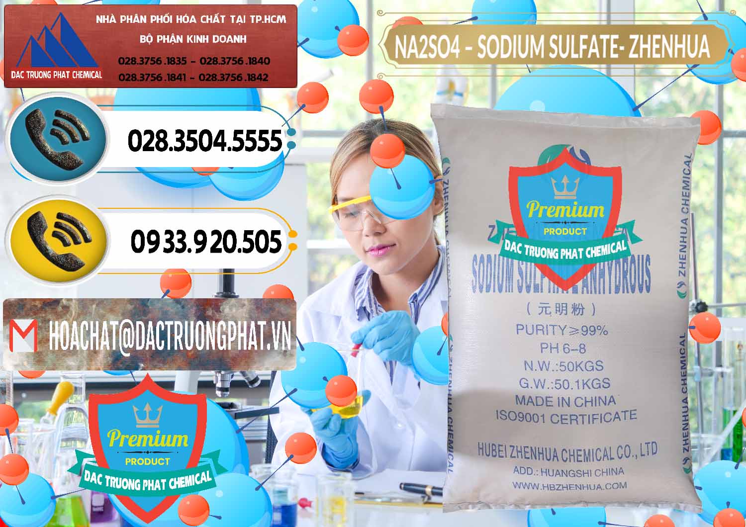 Nhà nhập khẩu & bán Sodium Sulphate - Muối Sunfat Na2SO4 Zhenhua Trung Quốc China - 0101 - Nơi chuyên phân phối & bán hóa chất tại TP.HCM - hoachatdetnhuom.vn