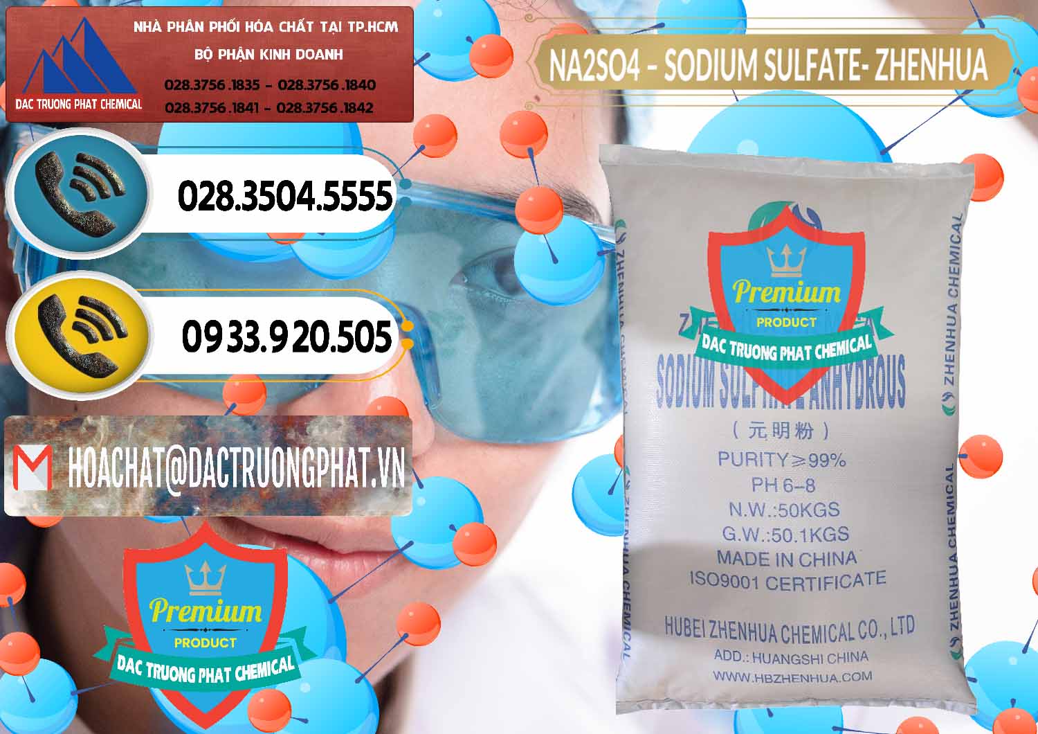 Nơi chuyên cung cấp ( bán ) Sodium Sulphate - Muối Sunfat Na2SO4 Zhenhua Trung Quốc China - 0101 - Chuyên phân phối và nhập khẩu hóa chất tại TP.HCM - hoachatdetnhuom.vn