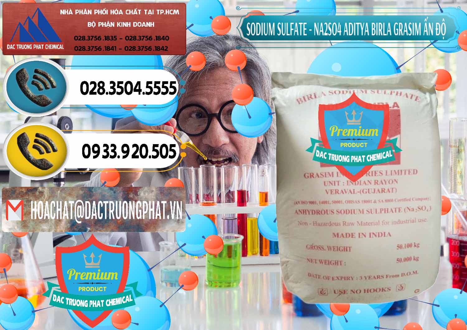 Công ty chuyên nhập khẩu ( bán ) Sodium Sulphate - Muối Sunfat Na2SO4 Grasim Ấn Độ India - 0356 - Công ty bán và cung cấp hóa chất tại TP.HCM - hoachatdetnhuom.vn