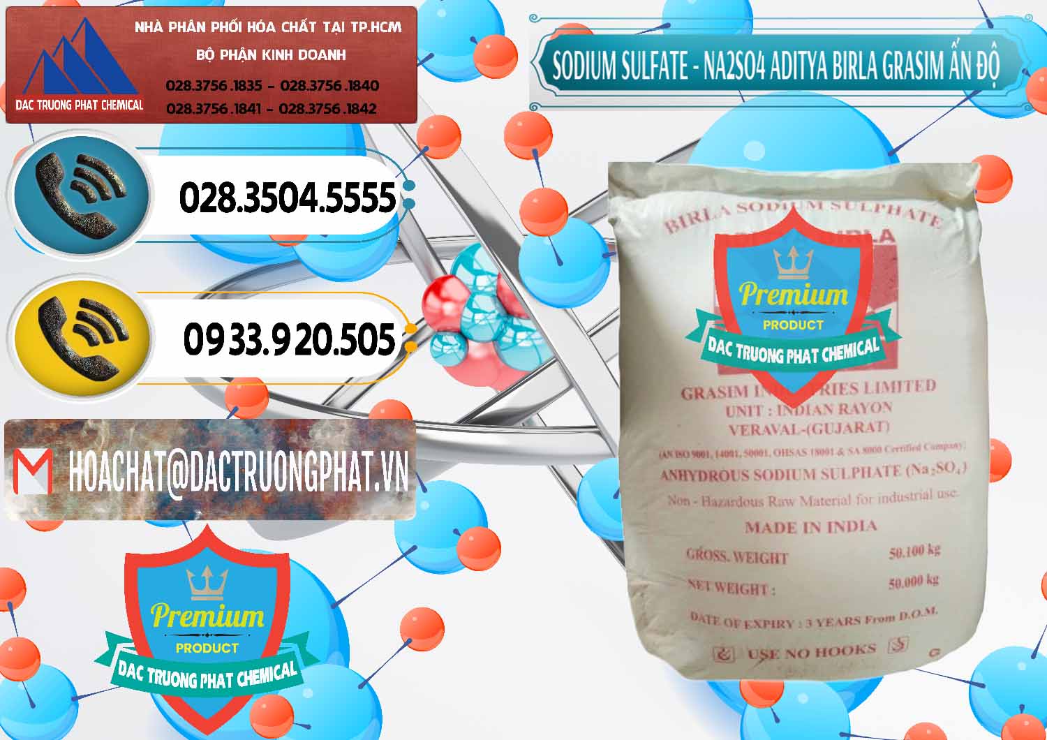 Công ty bán & phân phối Sodium Sulphate - Muối Sunfat Na2SO4 Grasim Ấn Độ India - 0356 - Đơn vị phân phối & cung cấp hóa chất tại TP.HCM - hoachatdetnhuom.vn