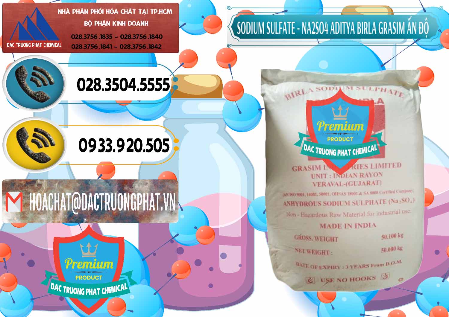 Chuyên cung ứng _ bán Sodium Sulphate - Muối Sunfat Na2SO4 Grasim Ấn Độ India - 0356 - Công ty kinh doanh ( cung cấp ) hóa chất tại TP.HCM - hoachatdetnhuom.vn