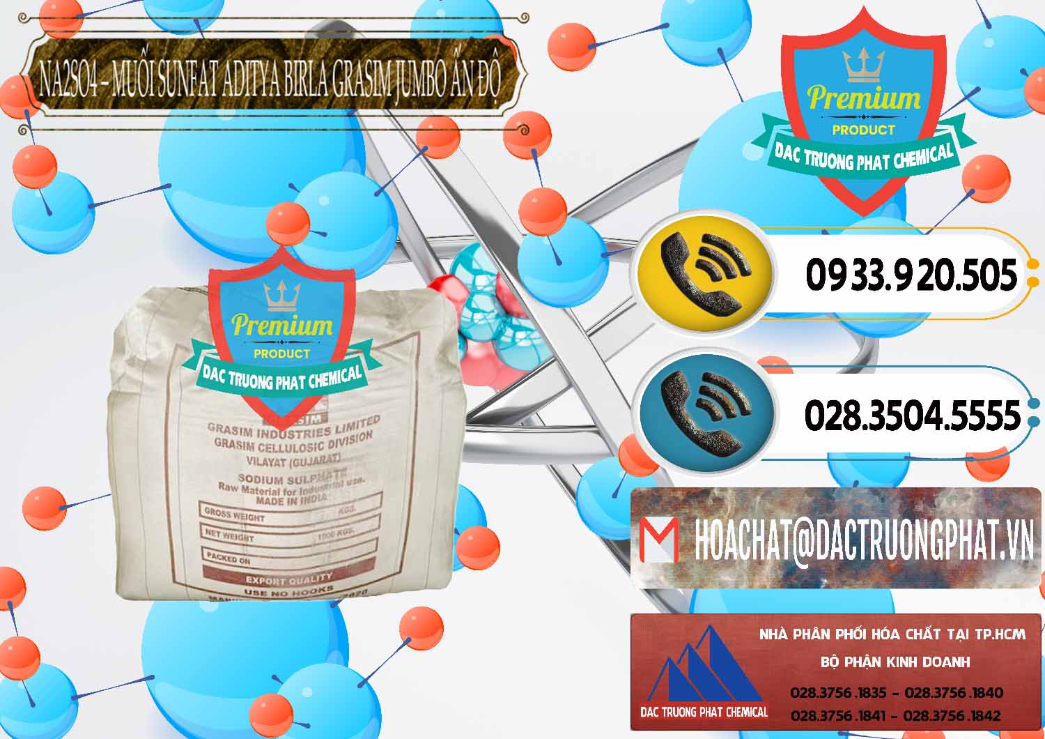 Nơi kinh doanh và bán Sodium Sulphate - Muối Sunfat Na2SO4 Jumbo Bành Aditya Birla Grasim Ấn Độ India - 0357 - Cty chuyên nhập khẩu - phân phối hóa chất tại TP.HCM - hoachatdetnhuom.vn
