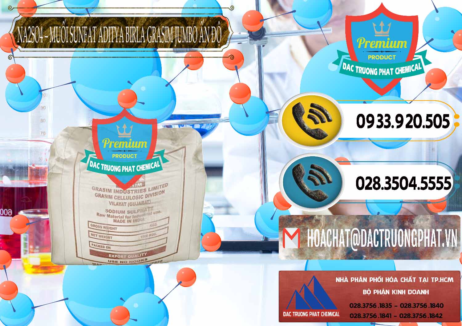 Cung cấp & bán Sodium Sulphate - Muối Sunfat Na2SO4 Jumbo Bành Aditya Birla Grasim Ấn Độ India - 0357 - Cty chuyên phân phối _ nhập khẩu hóa chất tại TP.HCM - hoachatdetnhuom.vn