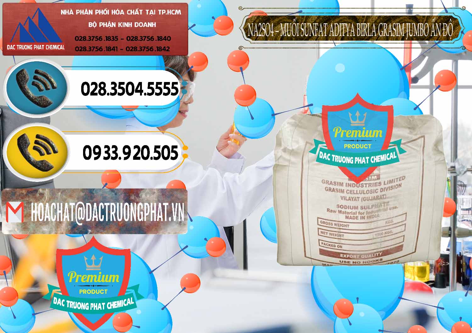 Nơi chuyên nhập khẩu - bán Sodium Sulphate - Muối Sunfat Na2SO4 Jumbo Bành Aditya Birla Grasim Ấn Độ India - 0357 - Kinh doanh ( cung cấp ) hóa chất tại TP.HCM - hoachatdetnhuom.vn