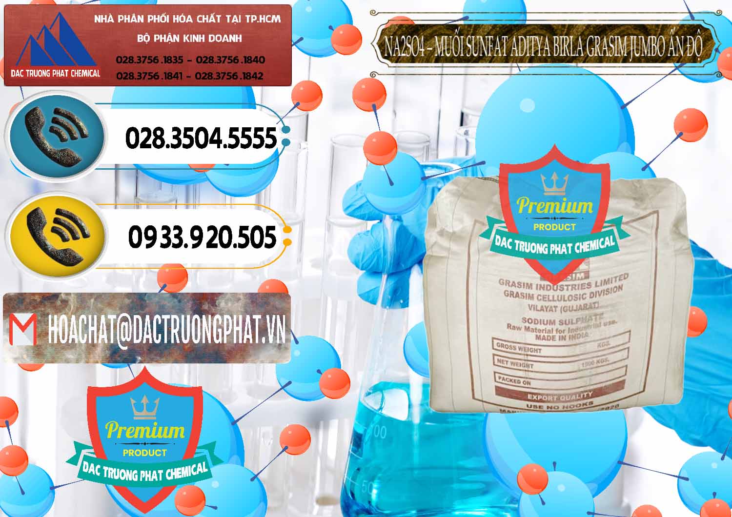Nơi cung cấp và bán Sodium Sulphate - Muối Sunfat Na2SO4 Jumbo Bành Aditya Birla Grasim Ấn Độ India - 0357 - Cty cung cấp _ nhập khẩu hóa chất tại TP.HCM - hoachatdetnhuom.vn