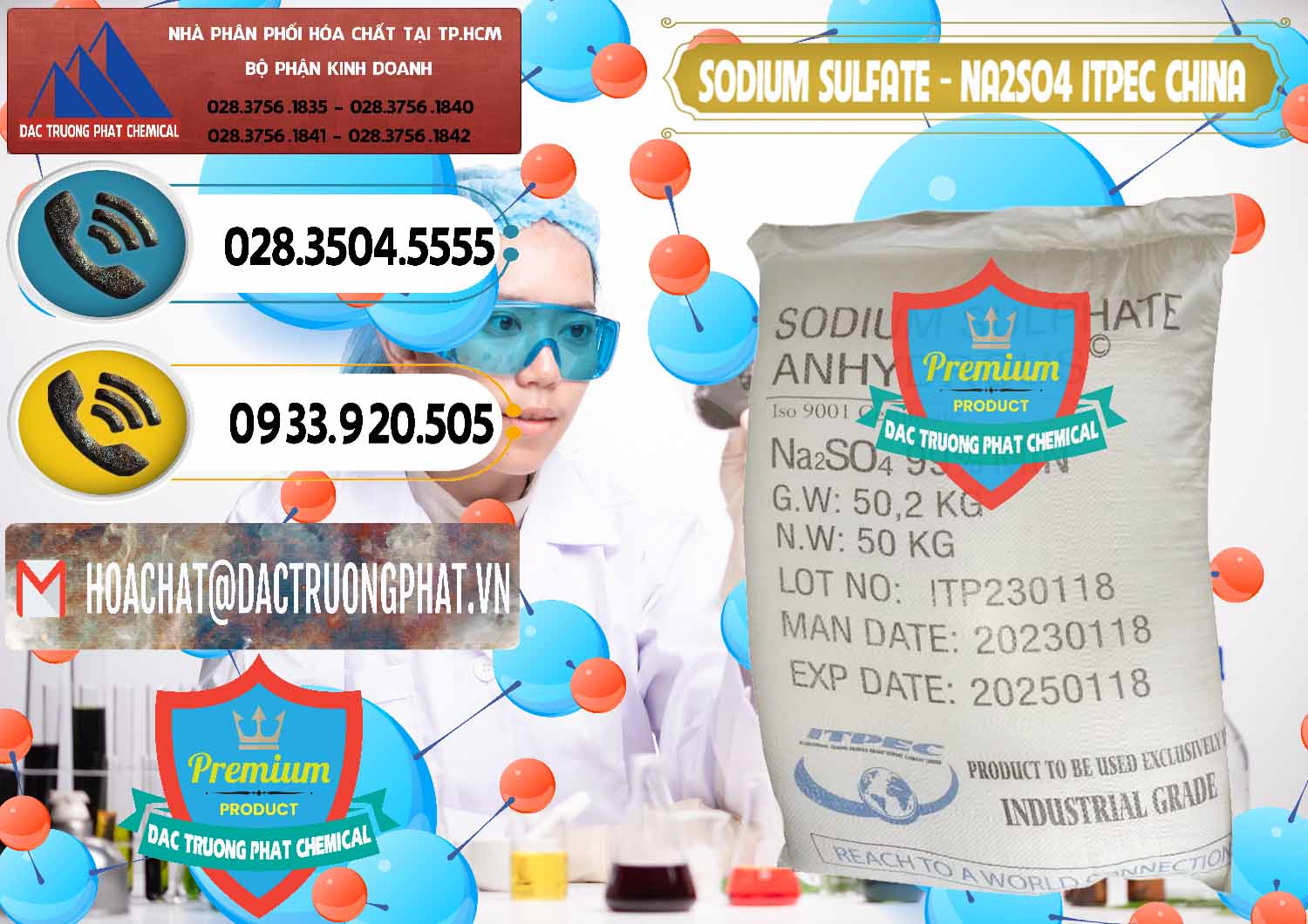 Công ty bán - cung ứng Sodium Sulphate - Muối Sunfat Na2SO4 ITPEC Trung Quốc China - 0340 - Đơn vị cung cấp ( bán ) hóa chất tại TP.HCM - hoachatdetnhuom.vn