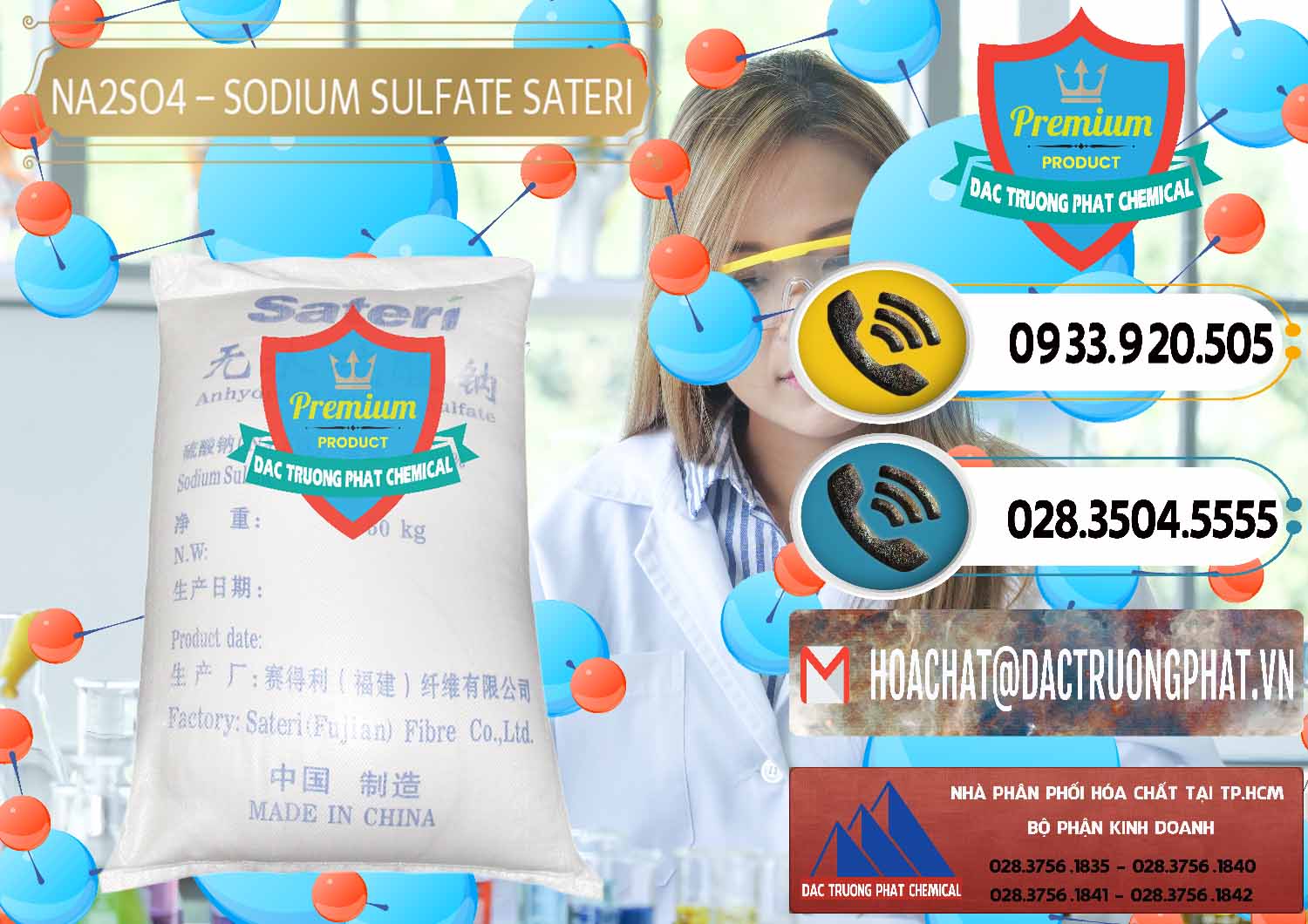 Nơi bán - phân phối Sodium Sulphate - Muối Sunfat Na2SO4 Sateri Trung Quốc China - 0100 - Cty cung cấp - kinh doanh hóa chất tại TP.HCM - hoachatdetnhuom.vn