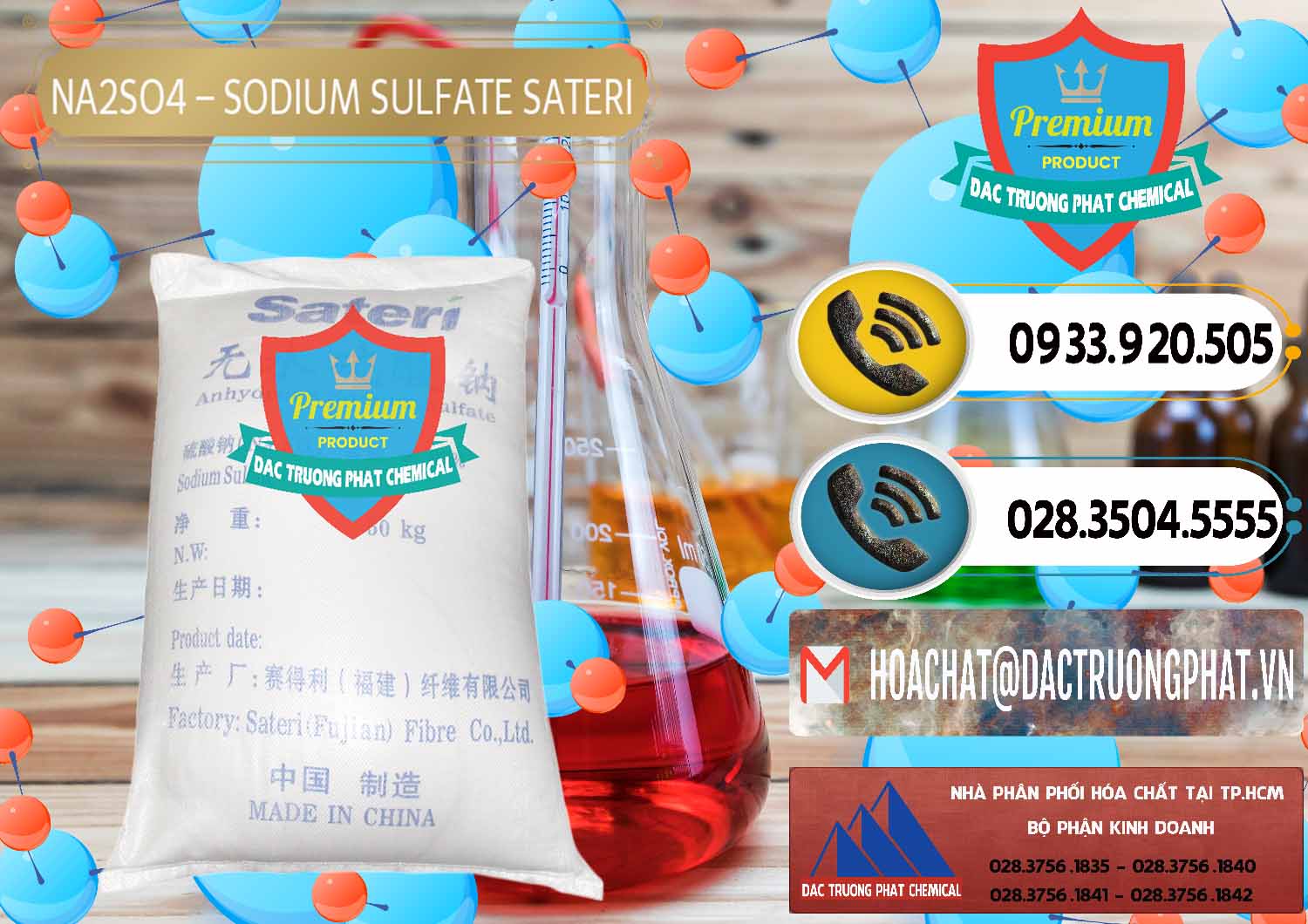 Cty nhập khẩu và bán Sodium Sulphate - Muối Sunfat Na2SO4 Sateri Trung Quốc China - 0100 - Cty cung cấp - phân phối hóa chất tại TP.HCM - hoachatdetnhuom.vn