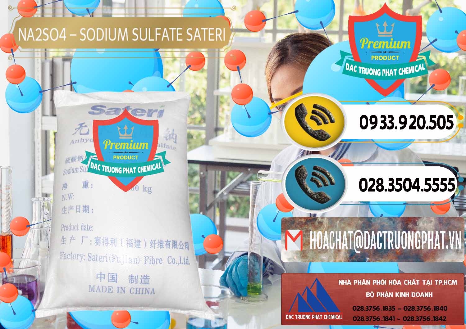 Cty chuyên cung ứng & bán Sodium Sulphate - Muối Sunfat Na2SO4 Sateri Trung Quốc China - 0100 - Đơn vị phân phối ( cung cấp ) hóa chất tại TP.HCM - hoachatdetnhuom.vn