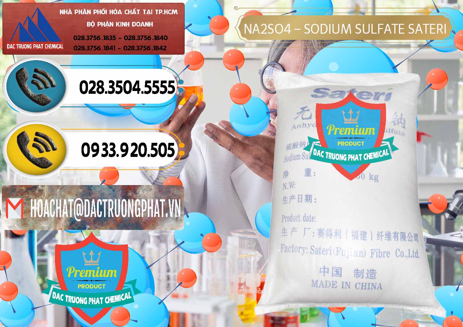 Cty bán ( cung ứng ) Sodium Sulphate - Muối Sunfat Na2SO4 Sateri Trung Quốc China - 0100 - Chuyên cung ứng ( phân phối ) hóa chất tại TP.HCM - hoachatdetnhuom.vn