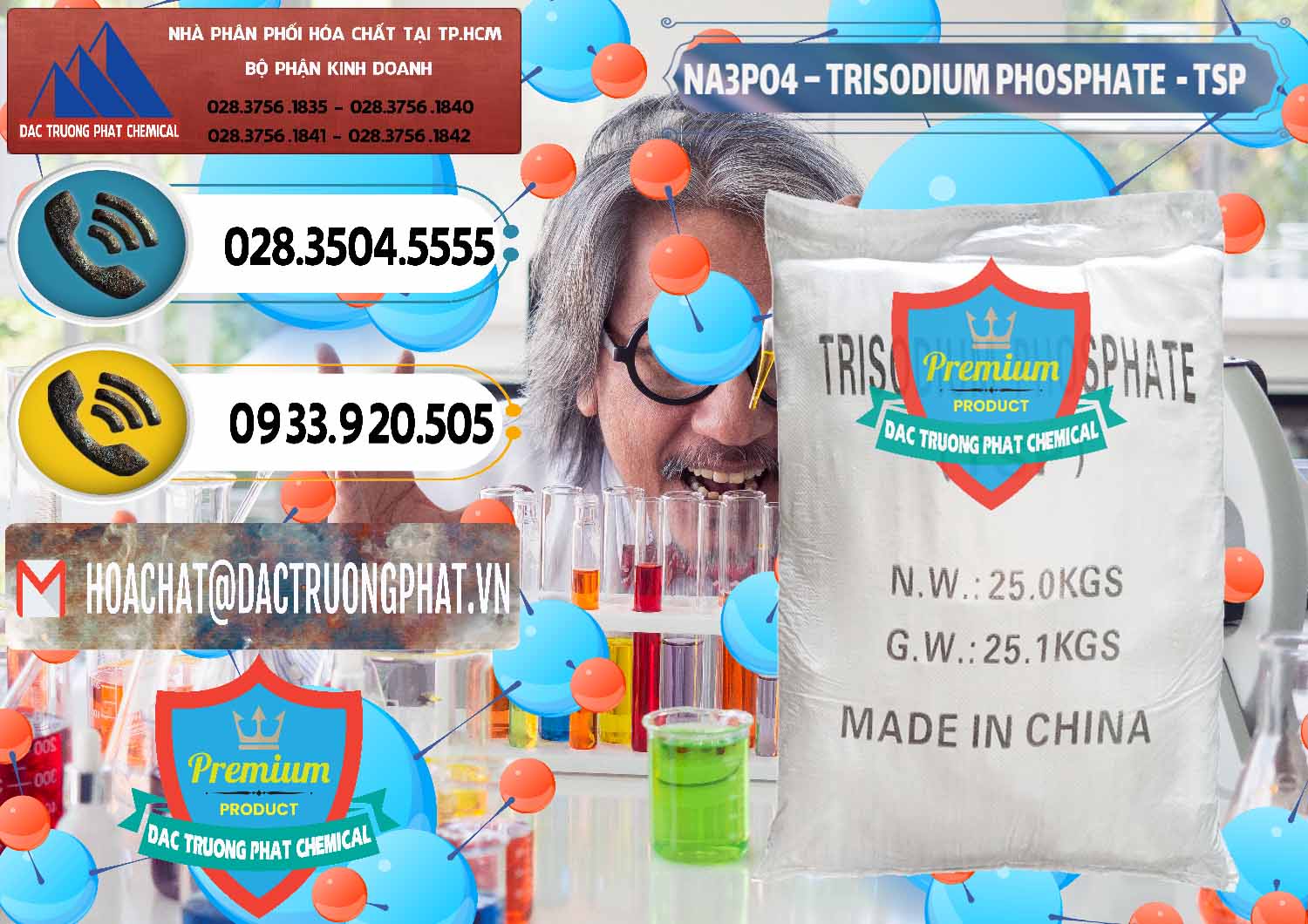 Cty cung ứng _ bán Na3PO4 – Trisodium Phosphate Trung Quốc China TSP - 0103 - Cung cấp ( bán ) hóa chất tại TP.HCM - hoachatdetnhuom.vn