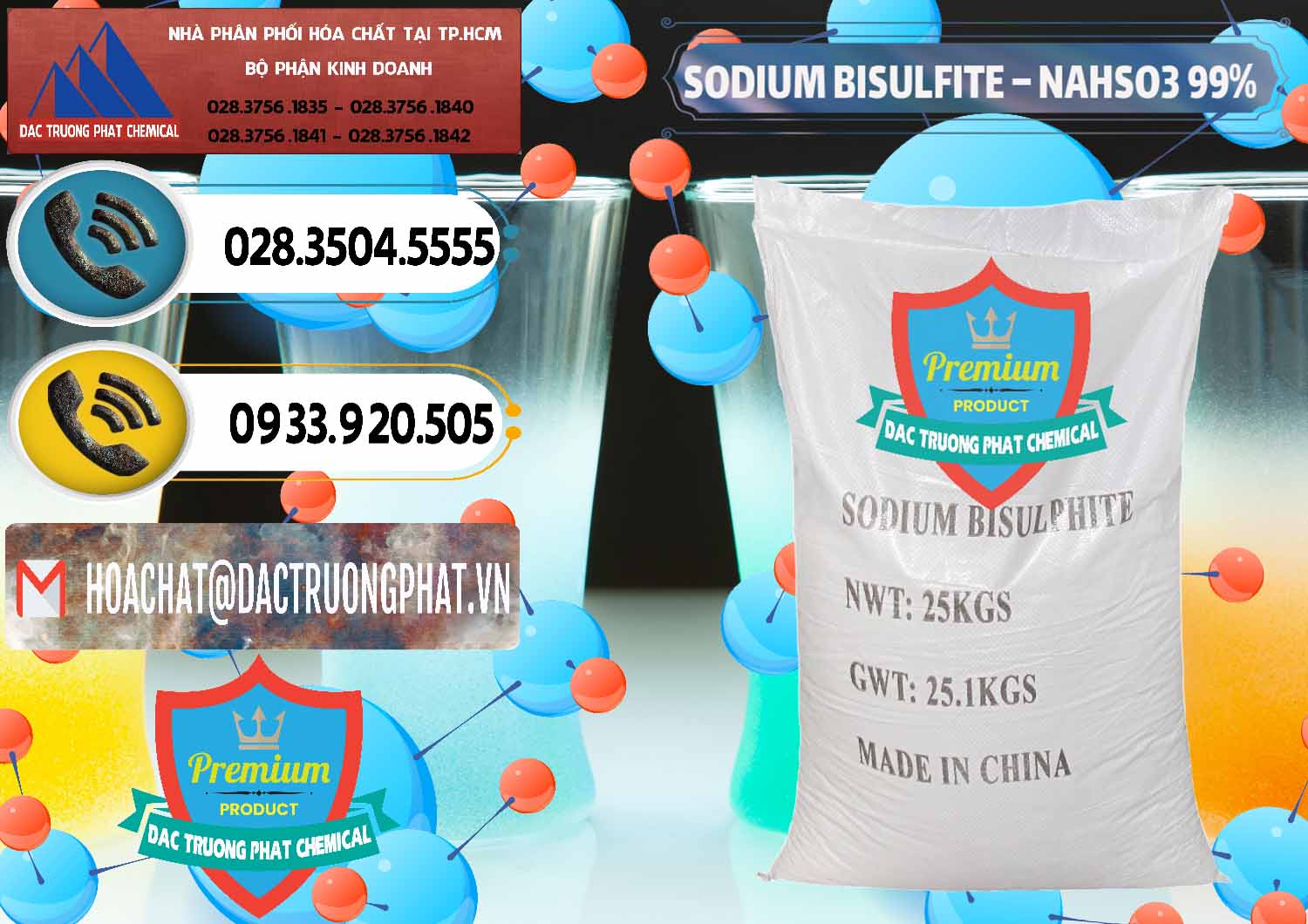 Đơn vị nhập khẩu - bán Sodium Bisulfite – NAHSO3 Trung Quốc China - 0140 - Chuyên cung cấp và nhập khẩu hóa chất tại TP.HCM - hoachatdetnhuom.vn