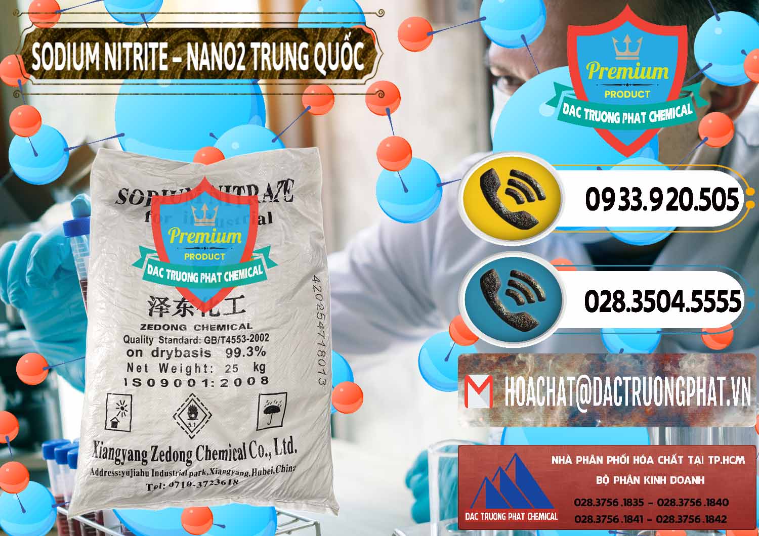 Cung cấp và bán Sodium Nitrite - NANO2 Zedong Trung Quốc China - 0149 - Công ty chuyên phân phối - nhập khẩu hóa chất tại TP.HCM - hoachatdetnhuom.vn