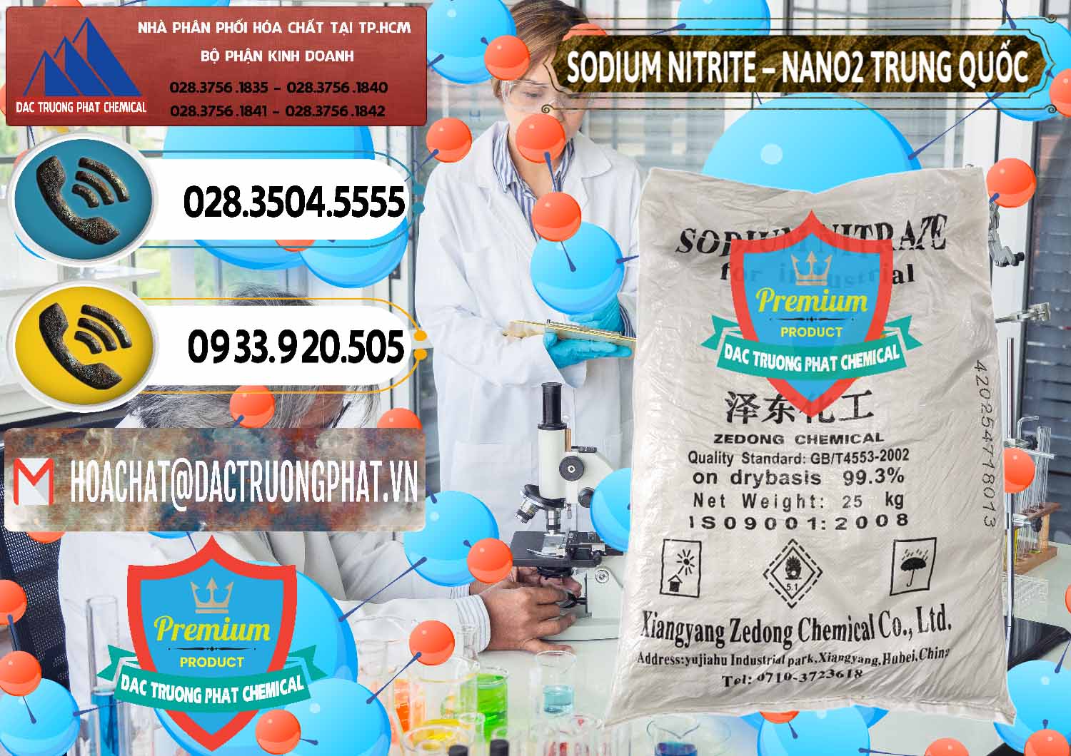 Nhập khẩu & bán Sodium Nitrite - NANO2 Zedong Trung Quốc China - 0149 - Đơn vị cung cấp và nhập khẩu hóa chất tại TP.HCM - hoachatdetnhuom.vn