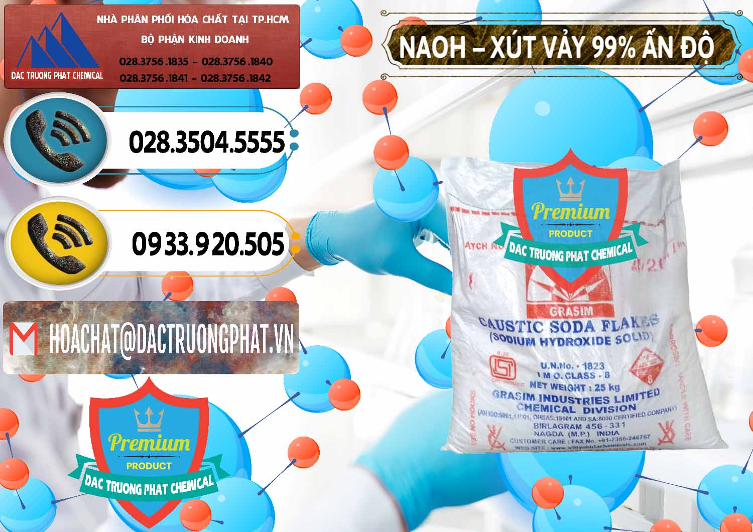 Nơi chuyên kinh doanh & bán Xút Vảy - NaOH Vảy 99% Aditya Birla Grasim Ấn Độ India - 0171 - Cty nhập khẩu ( cung cấp ) hóa chất tại TP.HCM - hoachatdetnhuom.vn