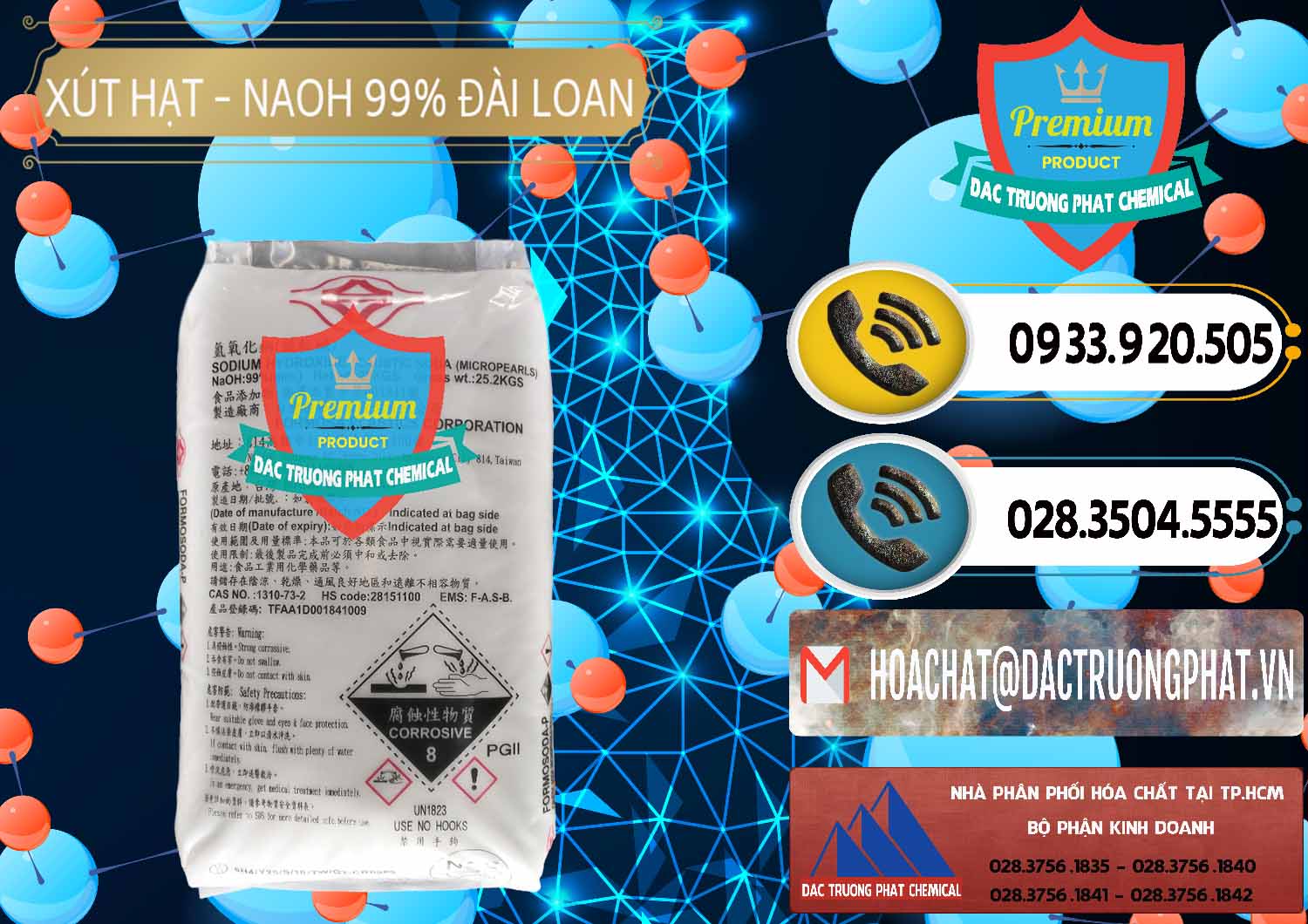 Đơn vị chuyên cung cấp _ bán Xút Hạt - NaOH Bột 99% Đài Loan Taiwan Formosa - 0167 - Bán & cung cấp hóa chất tại TP.HCM - hoachatdetnhuom.vn