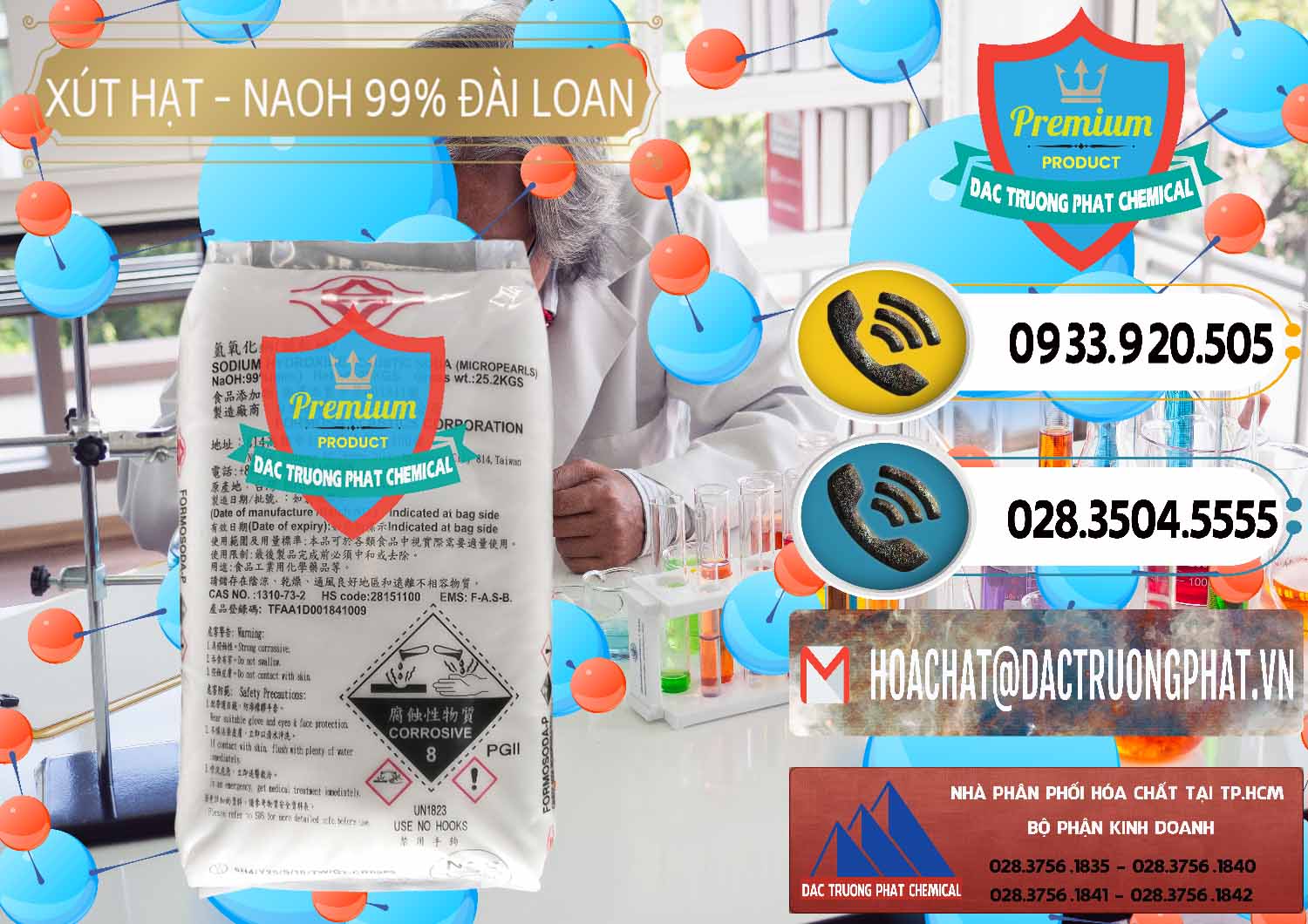 Công ty chuyên bán & cung ứng Xút Hạt - NaOH Bột 99% Đài Loan Taiwan Formosa - 0167 - Chuyên cung cấp ( kinh doanh ) hóa chất tại TP.HCM - hoachatdetnhuom.vn