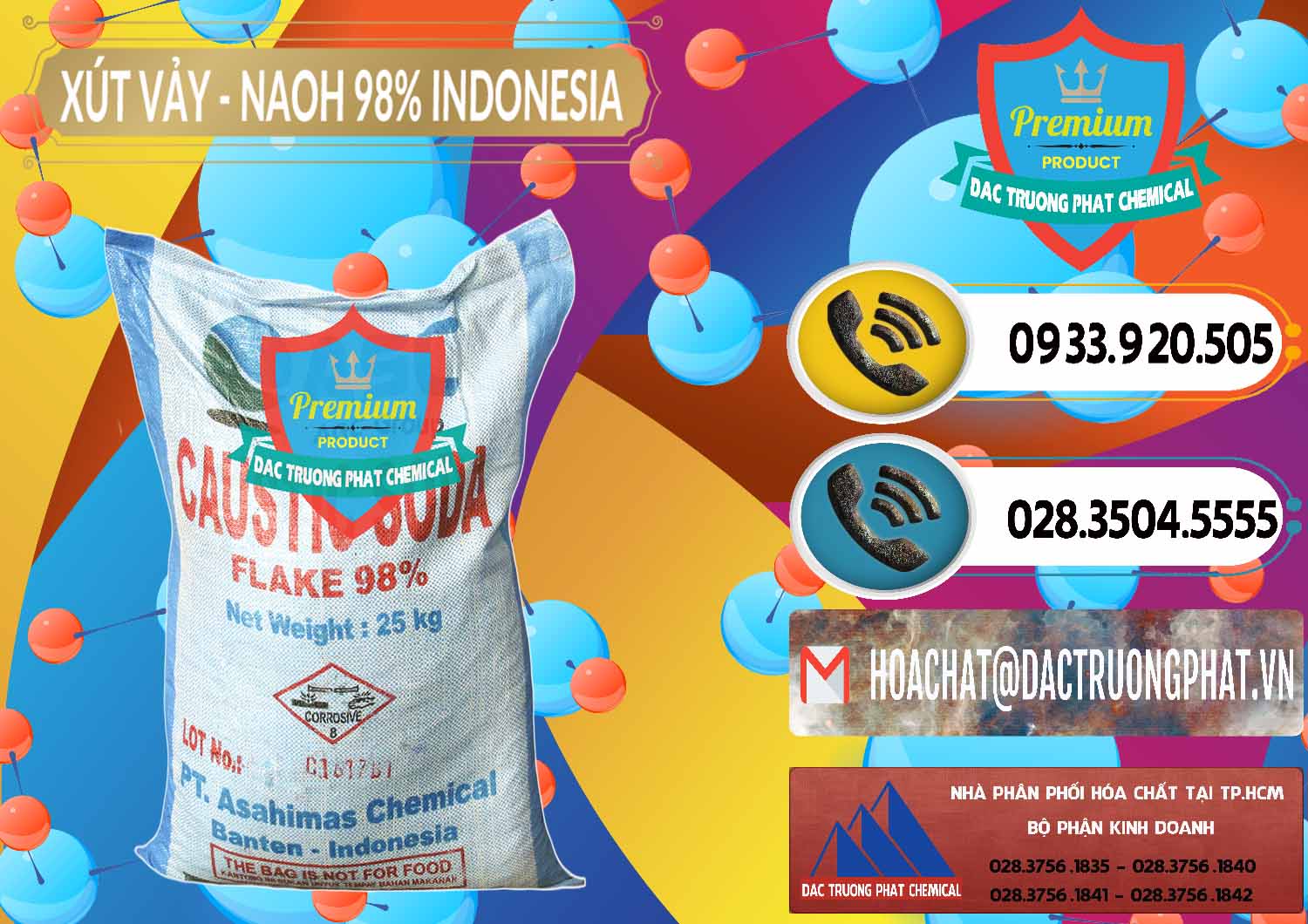 Nơi cung cấp và bán Xút Vảy - NaOH Vảy 98% ASC Indonesia - 0172 - Nơi chuyên phân phối - nhập khẩu hóa chất tại TP.HCM - hoachatdetnhuom.vn