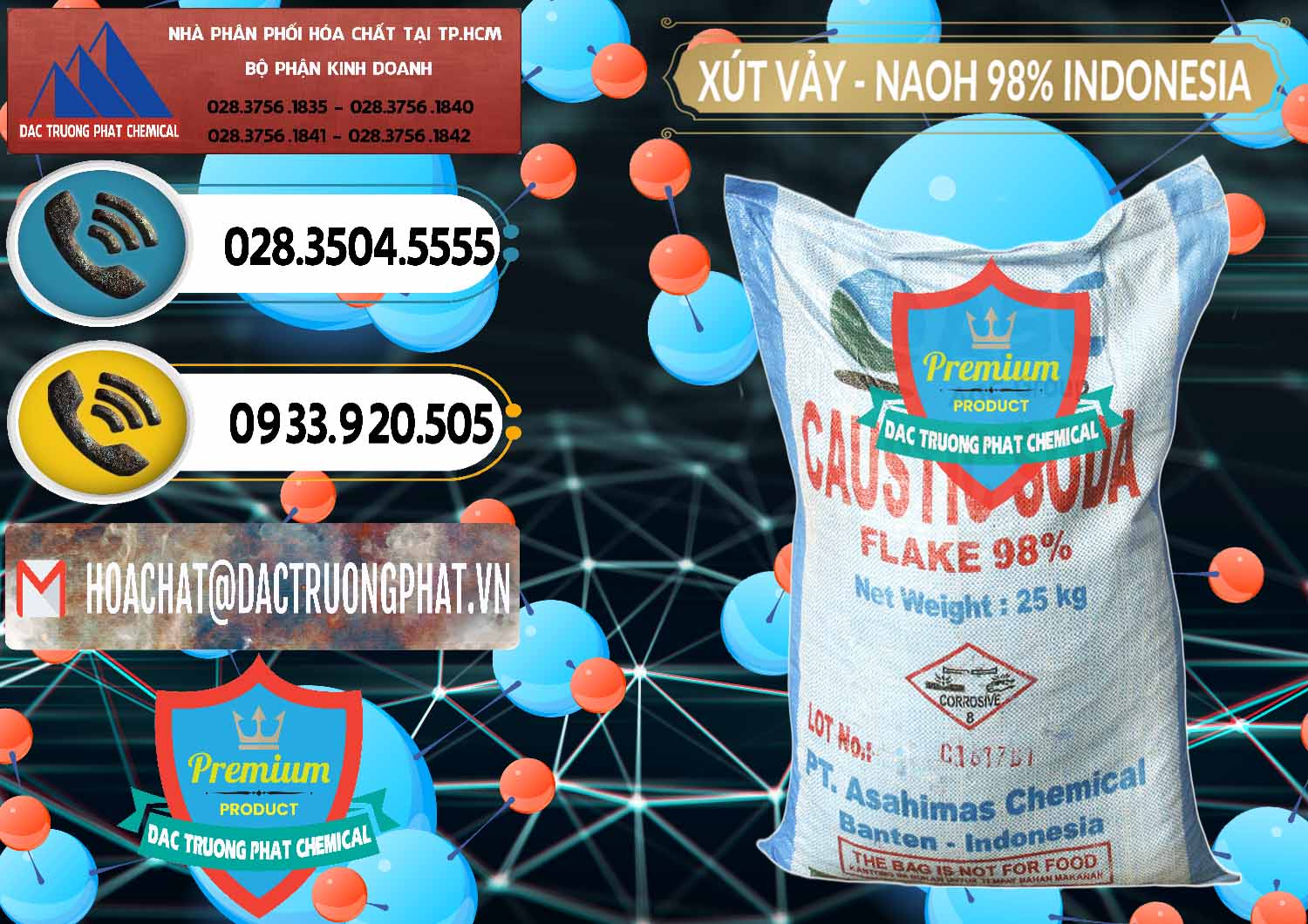 Cty chuyên nhập khẩu & bán Xút Vảy - NaOH Vảy 98% ASC Indonesia - 0172 - Chuyên nhập khẩu & phân phối hóa chất tại TP.HCM - hoachatdetnhuom.vn