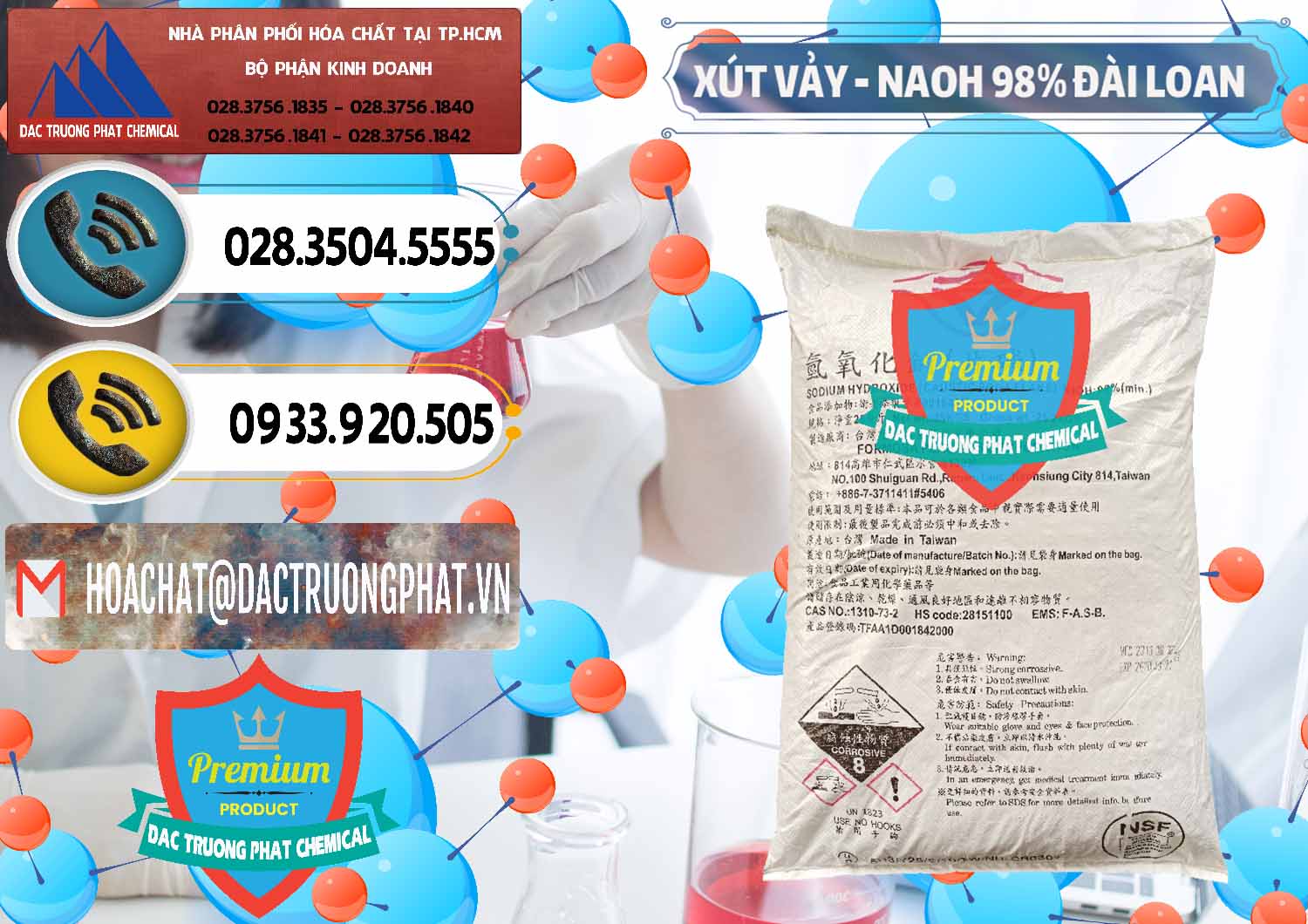 Phân phối ( bán ) Xút Vảy - NaOH Vảy 98% Formosa Đài Loan Taiwan - 0174 - Kinh doanh & phân phối hóa chất tại TP.HCM - hoachatdetnhuom.vn
