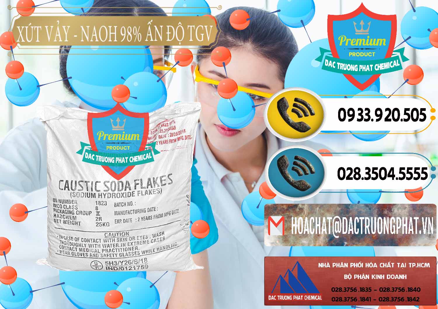 Nơi chuyên cung ứng © bán Hóa Chất Công Nghiệp Caustic Soda Vảy # Natri Hyđroxide Rắn Công ty chuyên nhập khẩu & bán Xút Vảy - NaOH Vảy 98% TGV Ấn Độ India - 0169 - Công ty nhập khẩu và cung cấp hóa chất tại TP.HCM - hoachatdetnhuom.vn