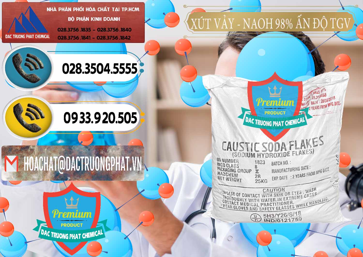 Cty chuyên cung cấp < bán hóa chất Xút Vảy > Hidroxit Sodium Dạng Vảy 98% TGV Ấn Độ India Cty chuyên cung cấp _ bán Xút Vảy - NaOH Vảy 98% TGV Ấn Độ India - 0169 - Đơn vị phân phối ( cung cấp ) hóa chất tại TP.HCM - hoachatdetnhuom.vn
