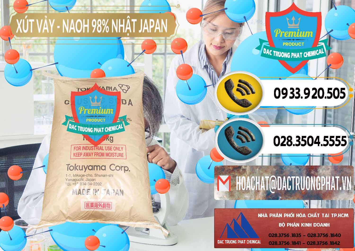 Nhà nhập khẩu và bán Xút Vảy - NaOH Vảy 98% Tokuyama Nhật Bản Japan - 0173 - Đơn vị chuyên cung cấp ( kinh doanh ) hóa chất tại TP.HCM - hoachatdetnhuom.vn