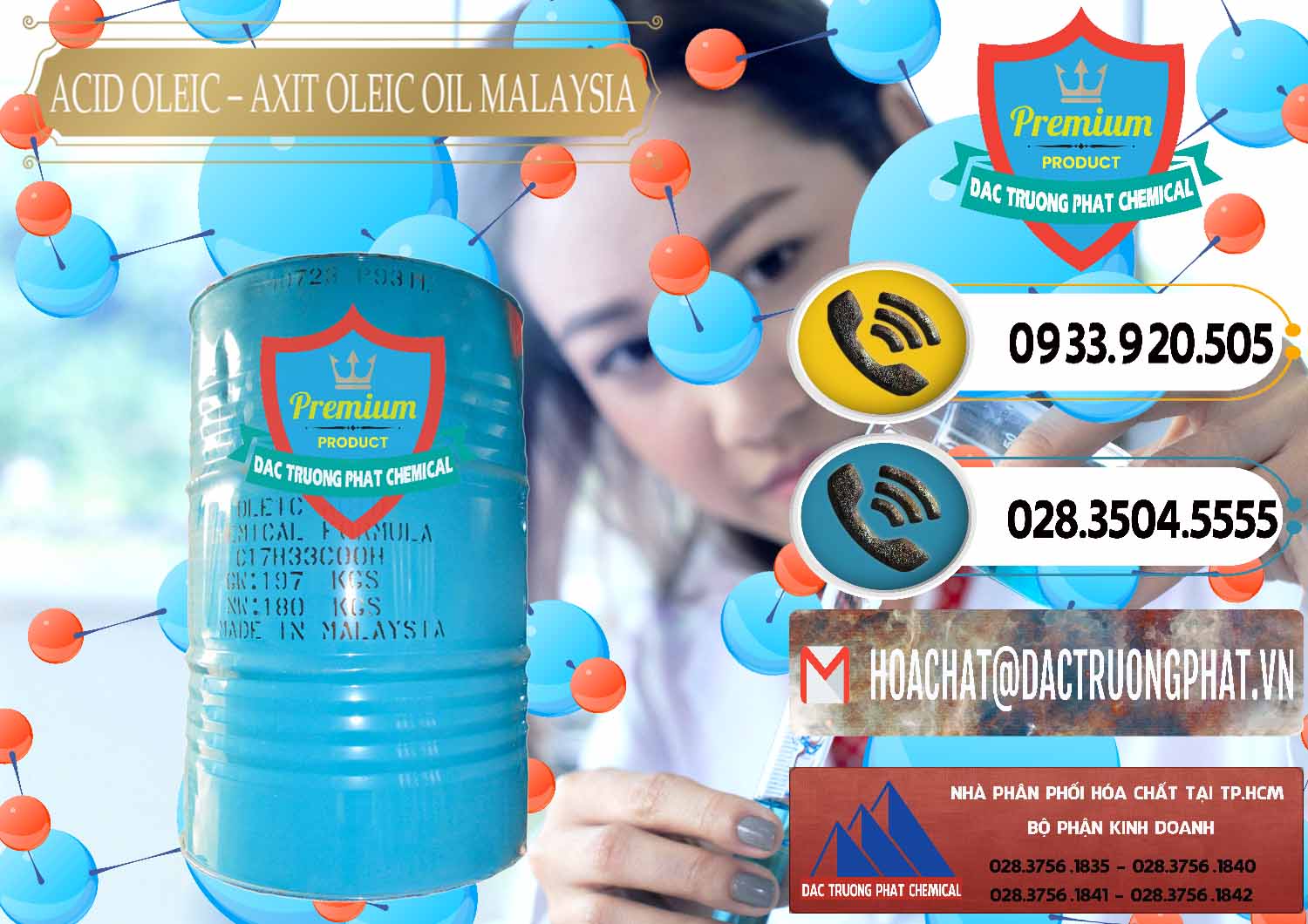 Cty cung ứng - bán Acid Oleic – Axit Oleic Oil Malaysia - 0013 - Đơn vị cung ứng ( phân phối ) hóa chất tại TP.HCM - hoachatdetnhuom.vn