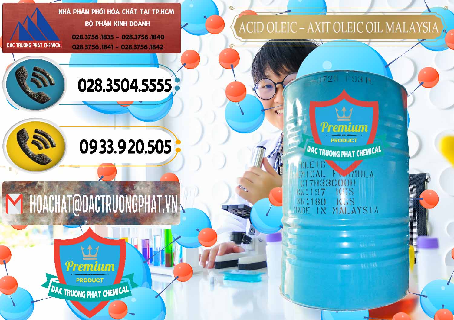 Nơi bán _ cung cấp Acid Oleic – Axit Oleic Oil Malaysia - 0013 - Công ty chuyên kinh doanh _ phân phối hóa chất tại TP.HCM - hoachatdetnhuom.vn