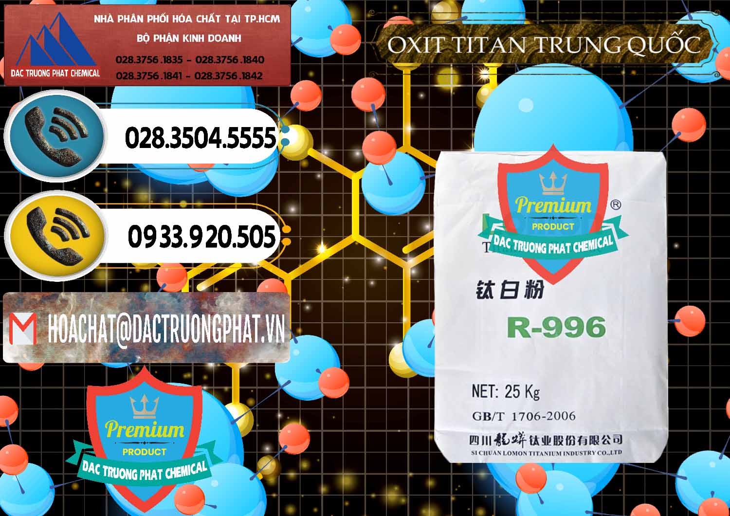 Bán - phân phối Oxit Titan KA100 – Tio2 Trung Quốc China - 0398 - Nhà cung cấp và phân phối hóa chất tại TP.HCM - hoachatdetnhuom.vn