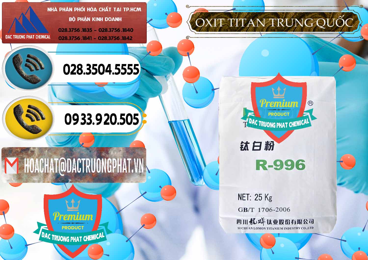 Cty nhập khẩu - bán Oxit Titan KA100 – Tio2 Trung Quốc China - 0398 - Cty chuyên bán ( phân phối ) hóa chất tại TP.HCM - hoachatdetnhuom.vn