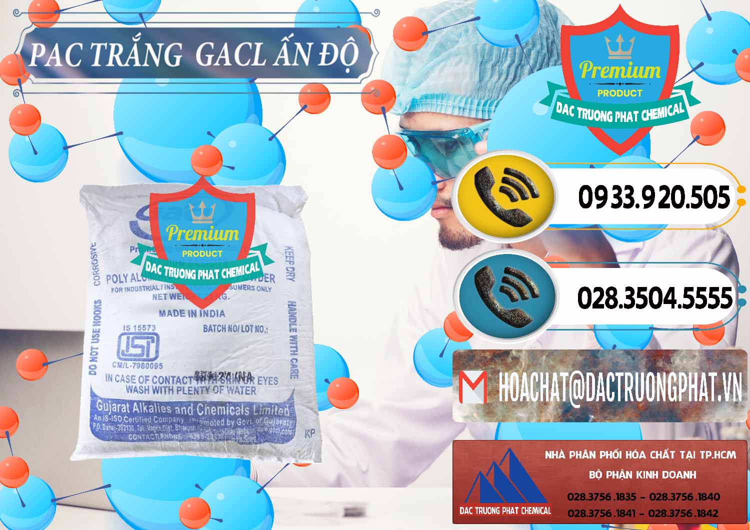 Đơn vị chuyên kinh doanh ( bán ) PAC - Polyaluminium Chloride Trắng GACL Ấn Độ India - 0266 - Công ty chuyên phân phối & cung ứng hóa chất tại TP.HCM - hoachatdetnhuom.vn