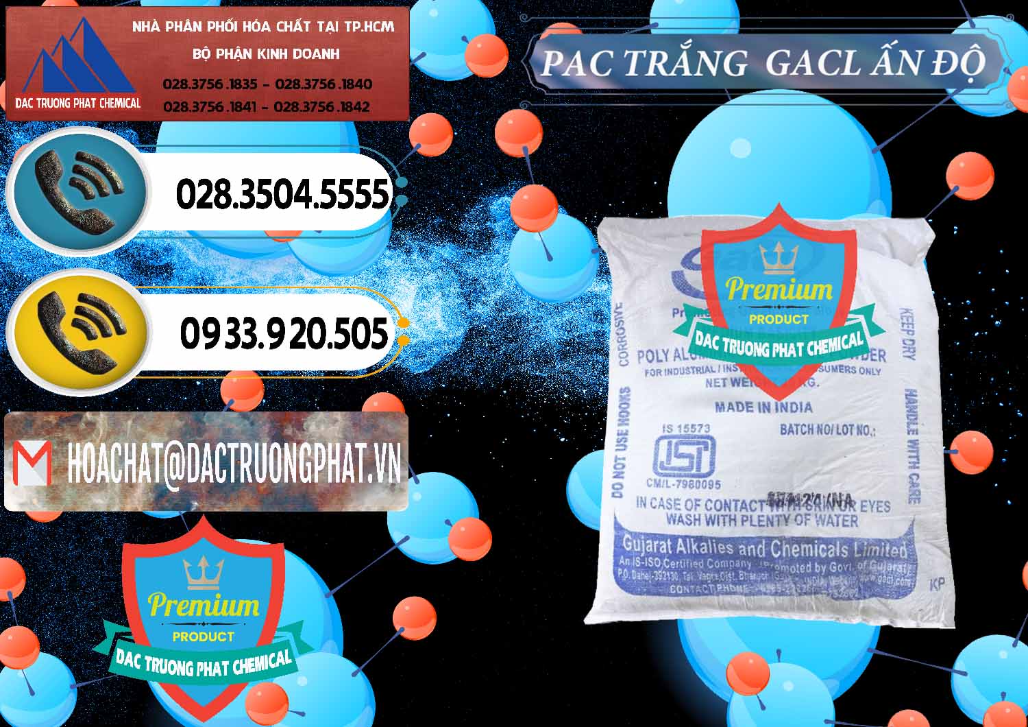 Công ty kinh doanh - bán PAC - Polyaluminium Chloride Trắng GACL Ấn Độ India - 0266 - Đơn vị chuyên bán ( phân phối ) hóa chất tại TP.HCM - hoachatdetnhuom.vn