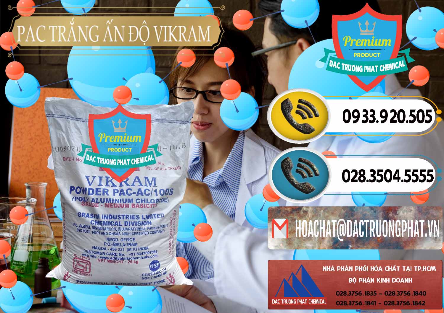 Công ty cung cấp và bán PAC - Polyaluminium Chloride Ấn Độ India Vikram - 0120 - Công ty chuyên bán _ cung cấp hóa chất tại TP.HCM - hoachatdetnhuom.vn