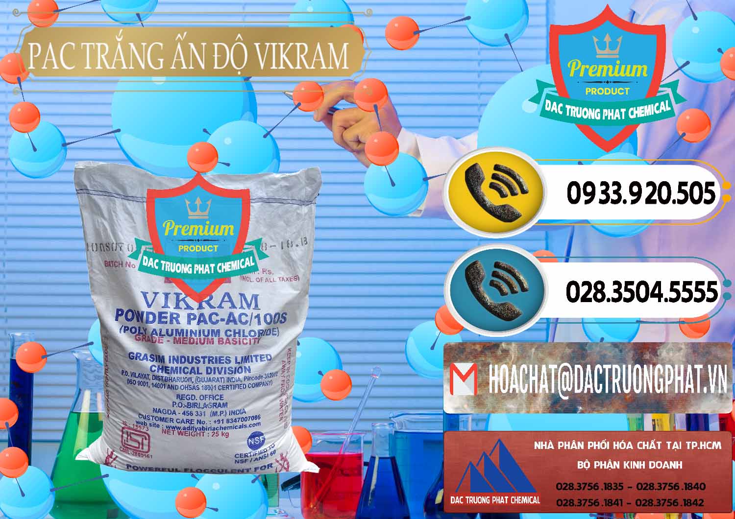 Đơn vị cung ứng & bán PAC - Polyaluminium Chloride Ấn Độ India Vikram - 0120 - Công ty phân phối ( cung cấp ) hóa chất tại TP.HCM - hoachatdetnhuom.vn
