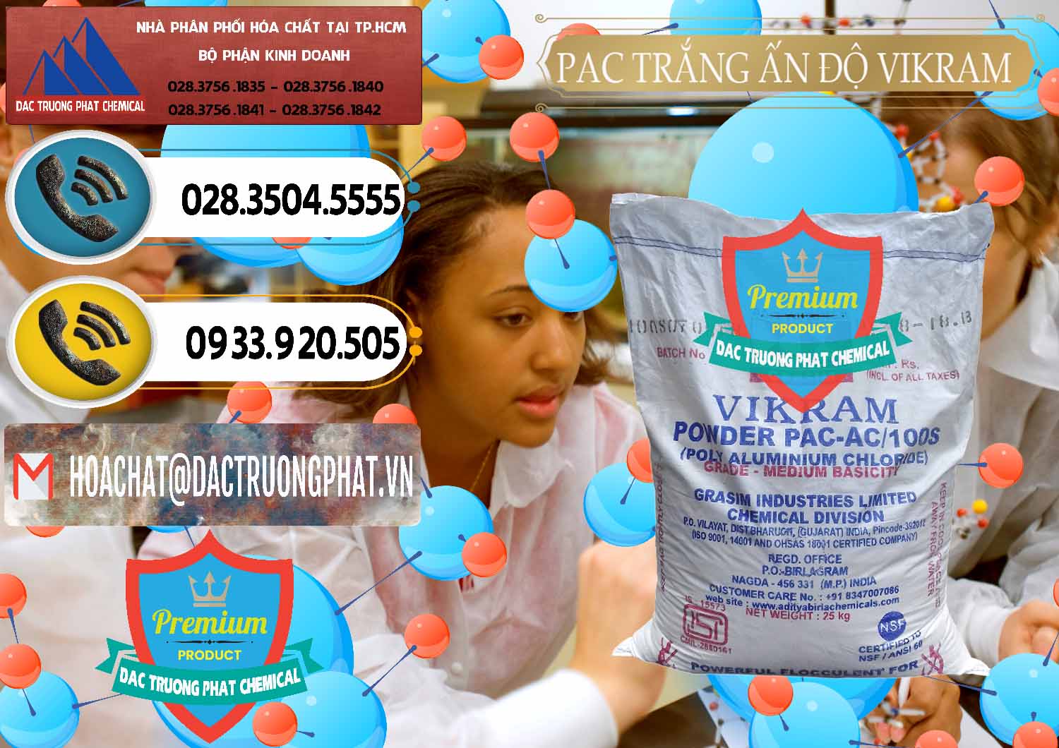 Công ty kinh doanh và bán PAC - Polyaluminium Chloride Ấn Độ India Vikram - 0120 - Công ty cung cấp & bán hóa chất tại TP.HCM - hoachatdetnhuom.vn