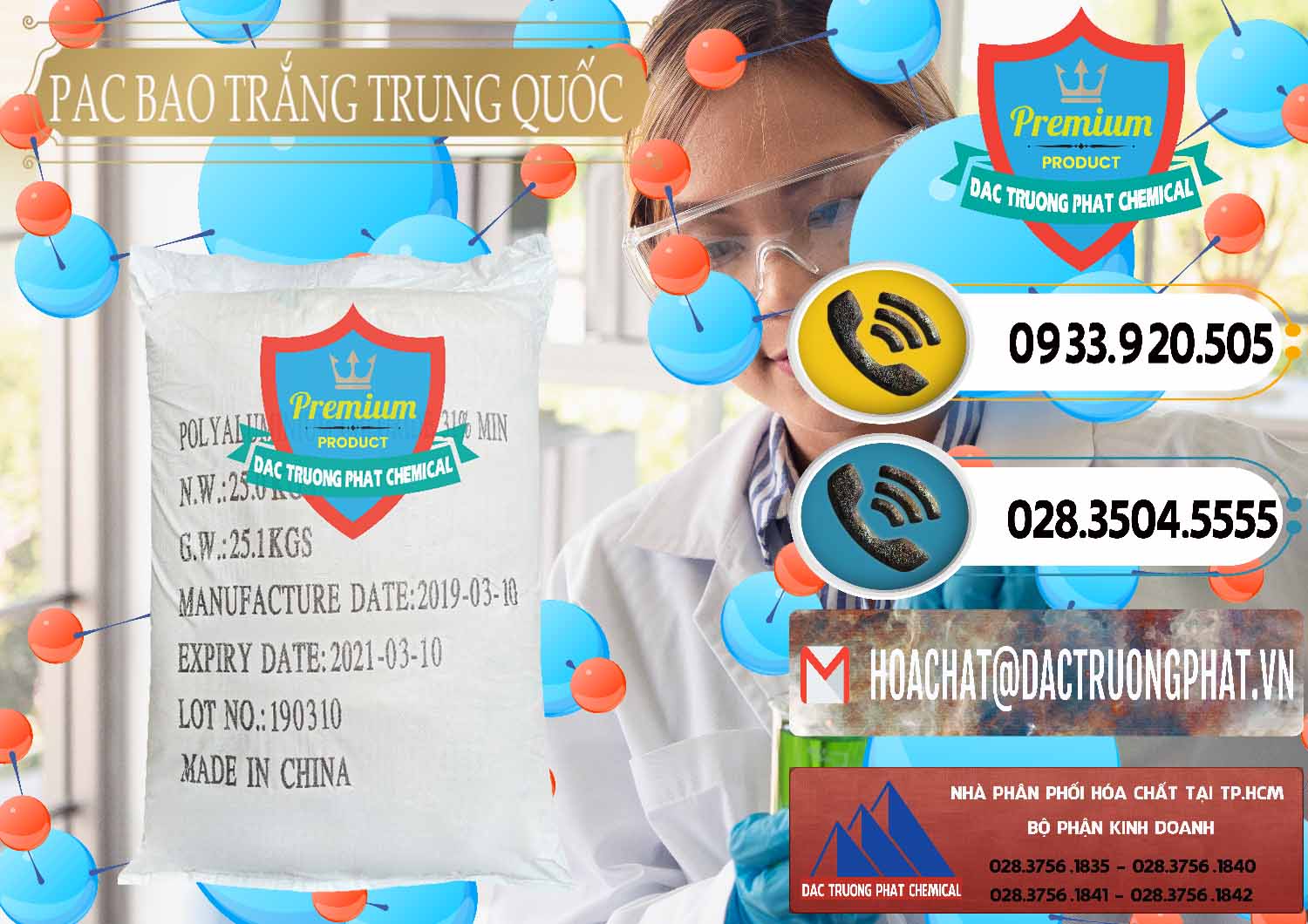 PAC - Polyaluminium Chloride Bao Trắng Trung Quốc China Đơn vị chuyên cung ứng & bán PAC - Polyaluminium Chloride Bao Trắng Trung Quốc China - 0108 - Nơi cung ứng và phân phối hóa chất tại TP.HCM - hoachatdetnhuom.vn