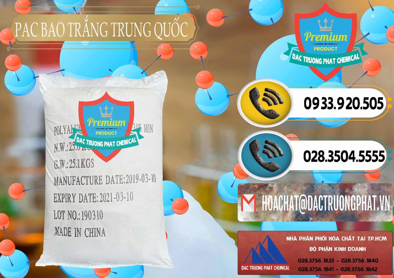 Cty chuyên cung ứng ( bán ) Poly Aluminium Chloride Powder | Polyaluminium Chloride Bao Trắng Trung Quốc China Bán & cung cấp PAC - Polyaluminium Chloride Bao Trắng Trung Quốc China - 0108 - Nơi phân phối và kinh doanh hóa chất tại TP.HCM - hoachatdetnhuom.vn