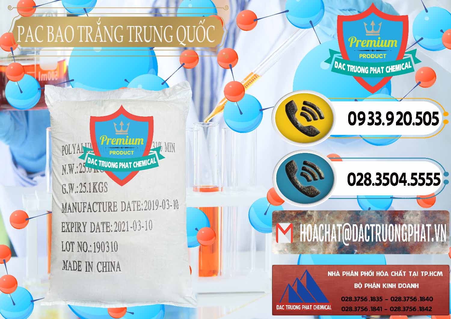 PAC - Polyaluminium Chloride Bao Trắng Trung Quốc China Đơn vị kinh doanh và bán PAC - Polyaluminium Chloride Bao Trắng Trung Quốc China - 0108 - Nhà nhập khẩu _ cung cấp hóa chất tại TP.HCM - hoachatdetnhuom.vn