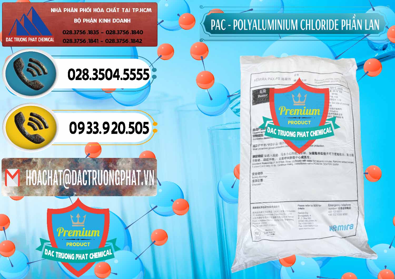 Chuyên phân phối và bán PAC - Polyaluminium Chloride Phần Lan Finland - 0383 - Nơi cung cấp ( nhập khẩu ) hóa chất tại TP.HCM - hoachatdetnhuom.vn