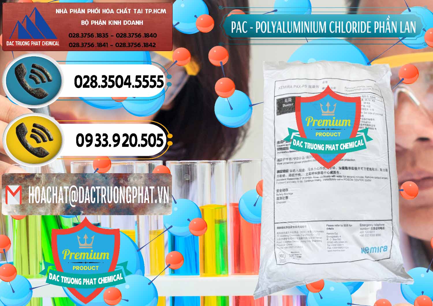 Cty phân phối & bán PAC - Polyaluminium Chloride Phần Lan Finland - 0383 - Đơn vị chuyên bán và phân phối hóa chất tại TP.HCM - hoachatdetnhuom.vn