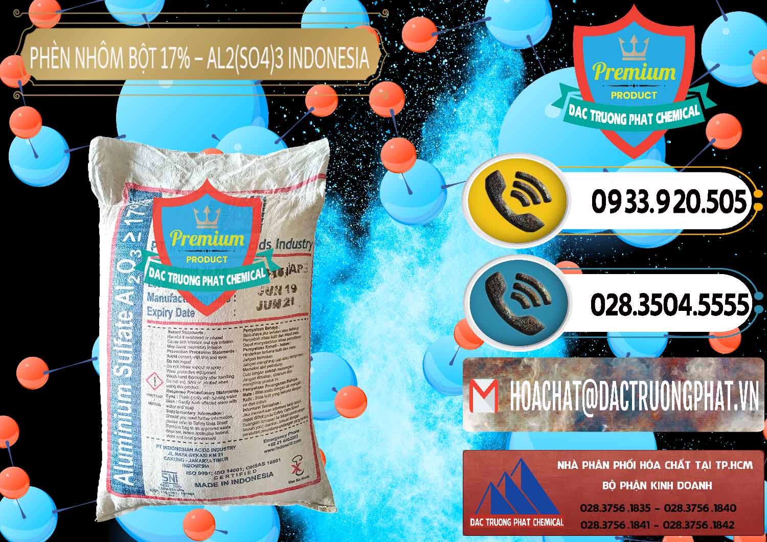 Công ty bán _ cung ứng Phèn Nhôm Bột - Al2(SO4)3 17% bao 25kg Indonesia - 0114 - Nơi phân phối _ cung cấp hóa chất tại TP.HCM - hoachatdetnhuom.vn