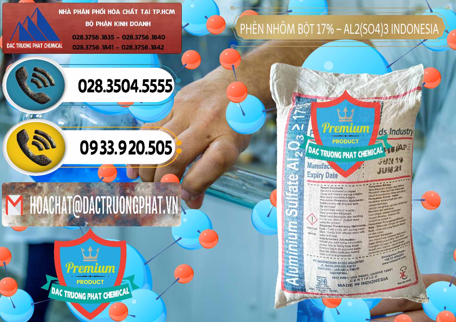 Công ty bán ( phân phối ) Phèn Nhôm Bột - Al2(SO4)3 17% bao 25kg Indonesia - 0114 - Cty cung ứng - phân phối hóa chất tại TP.HCM - hoachatdetnhuom.vn