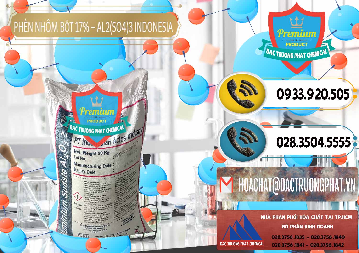 Công ty chuyên bán _ cung cấp Phèn Nhôm Bột - Al2(SO4)3 17% bao 50kg Indonesia - 0112 - Đơn vị kinh doanh - cung cấp hóa chất tại TP.HCM - hoachatdetnhuom.vn