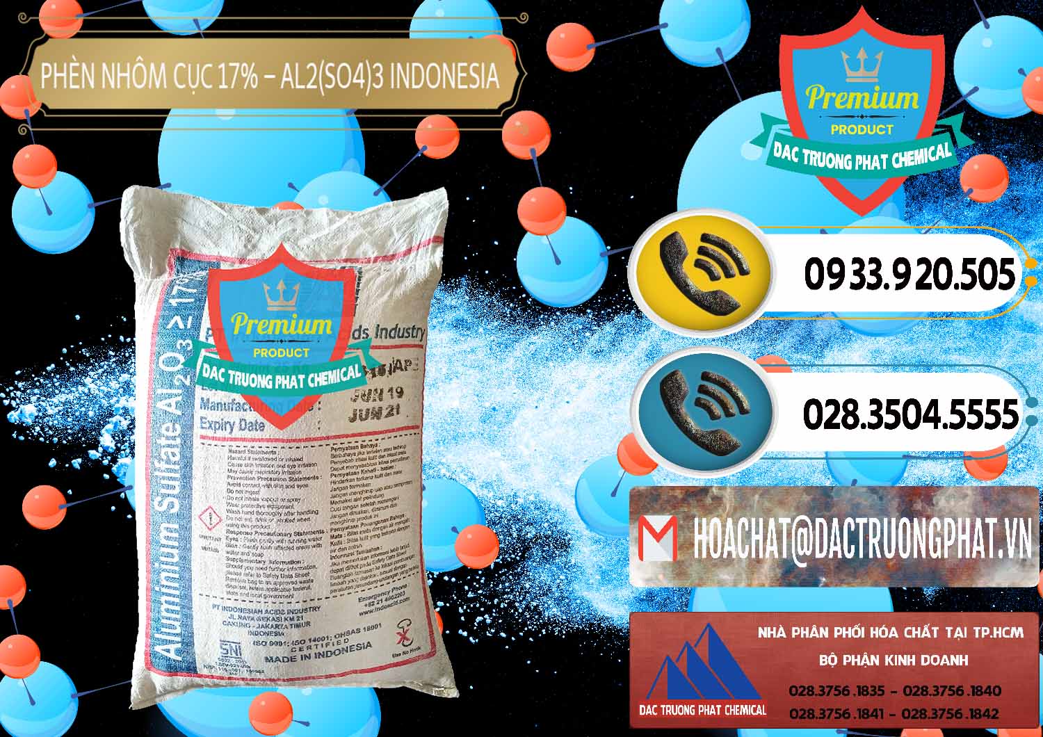 Nơi chuyên cung ứng ( bán ) Phèn Nhôm Cục - Al2(SO4)3 17% bao 25kg Indonesia - 0115 - Công ty cung cấp ( nhập khẩu ) hóa chất tại TP.HCM - hoachatdetnhuom.vn