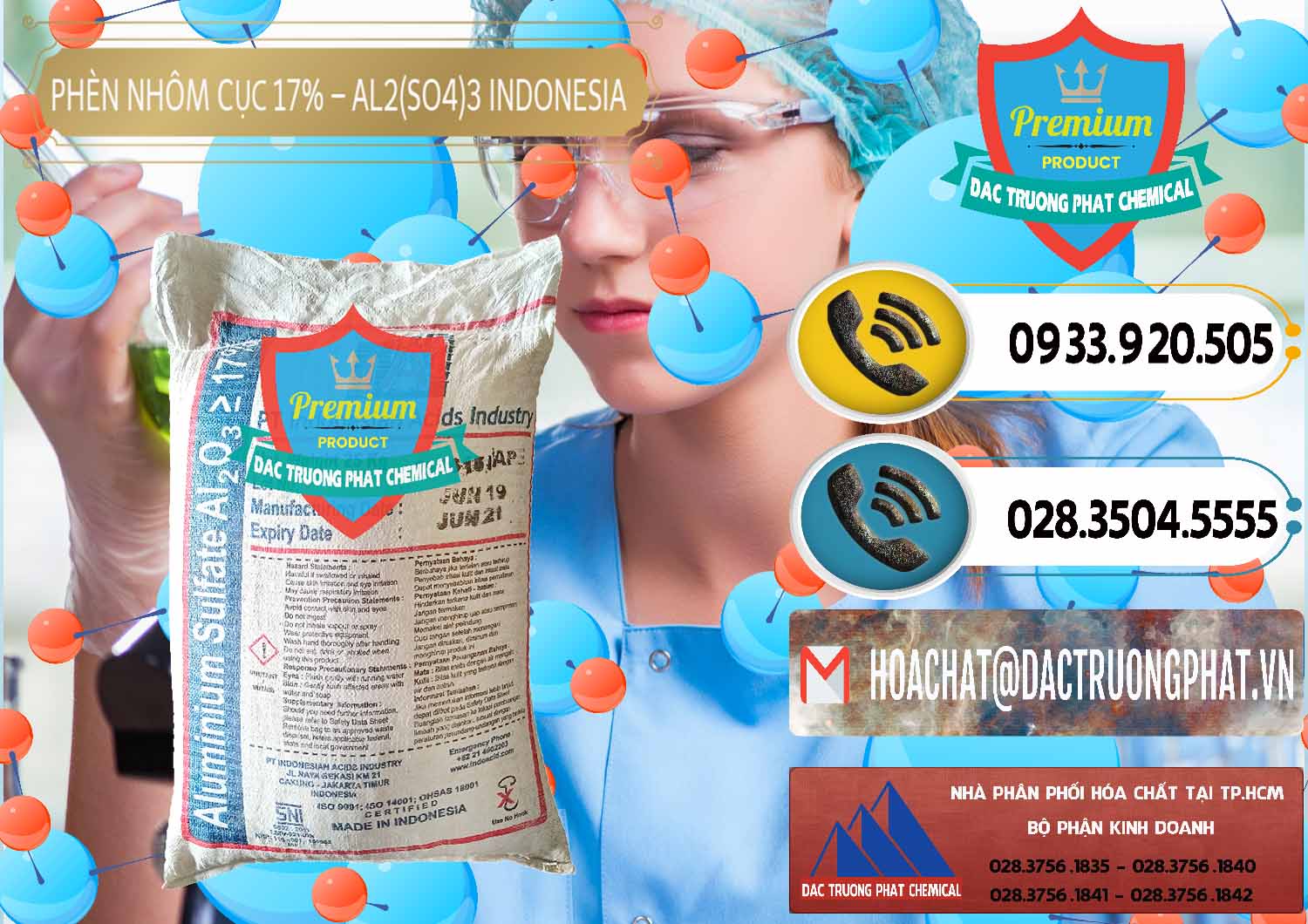 Nơi phân phối - bán Phèn Nhôm Cục - Al2(SO4)3 17% bao 25kg Indonesia - 0115 - Công ty phân phối ( cung cấp ) hóa chất tại TP.HCM - hoachatdetnhuom.vn