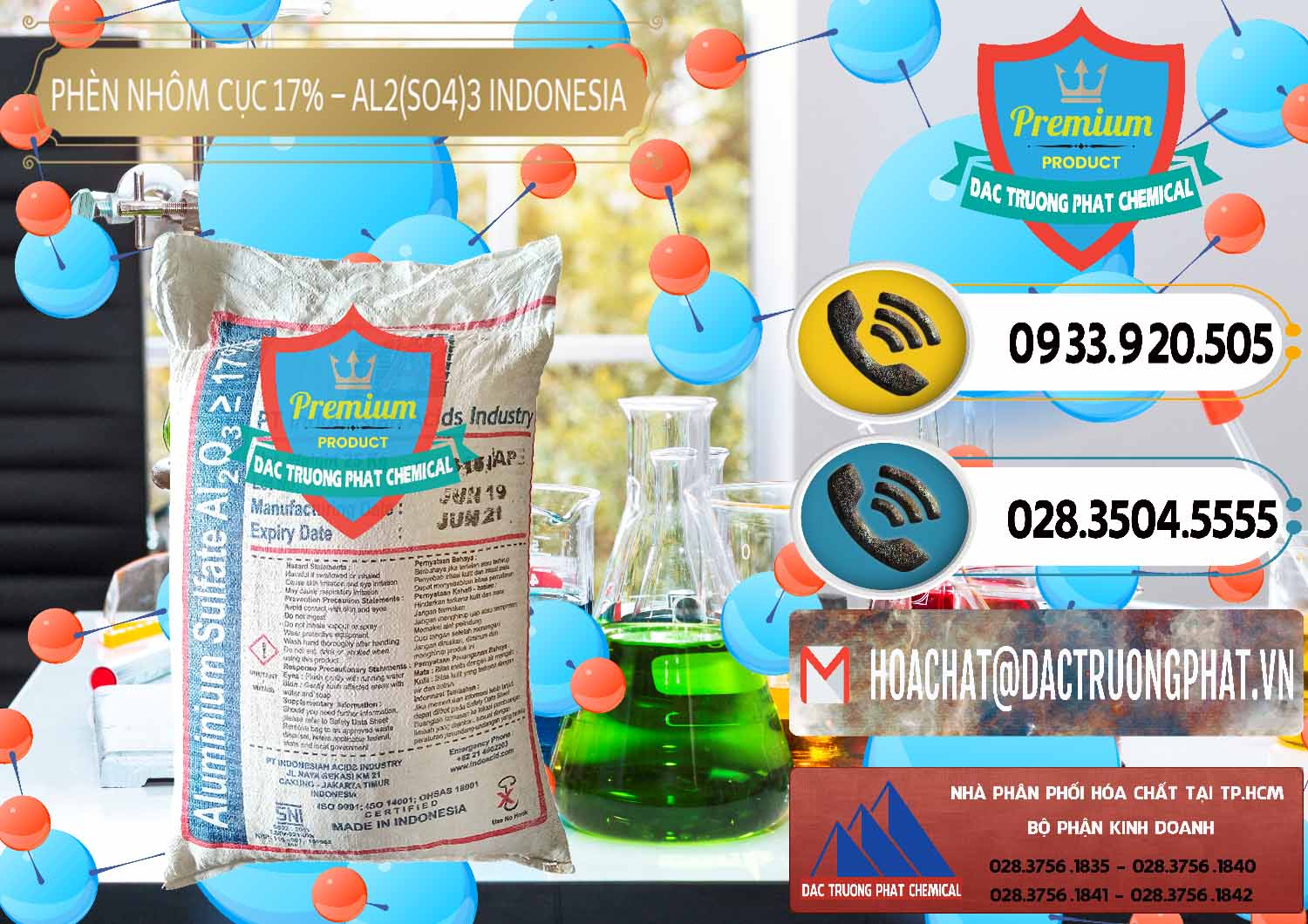 Chuyên bán _ cung cấp Phèn Nhôm Cục - Al2(SO4)3 17% bao 25kg Indonesia - 0115 - Cty chuyên cung cấp - bán hóa chất tại TP.HCM - hoachatdetnhuom.vn